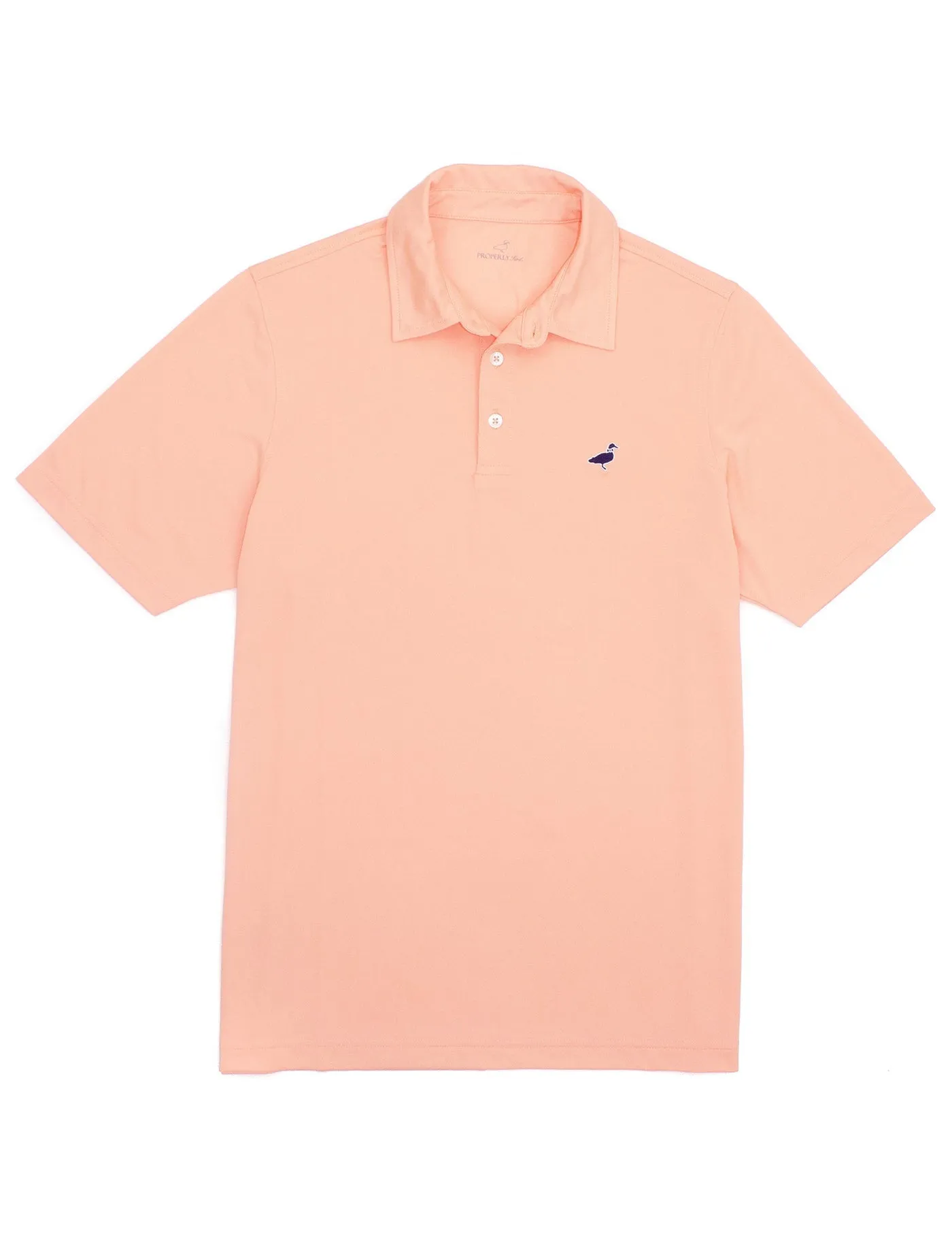 Properly Tied Mens Canal Polo - Melon