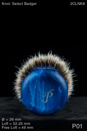Prototype 26 mm Machine Finished Blue Juma