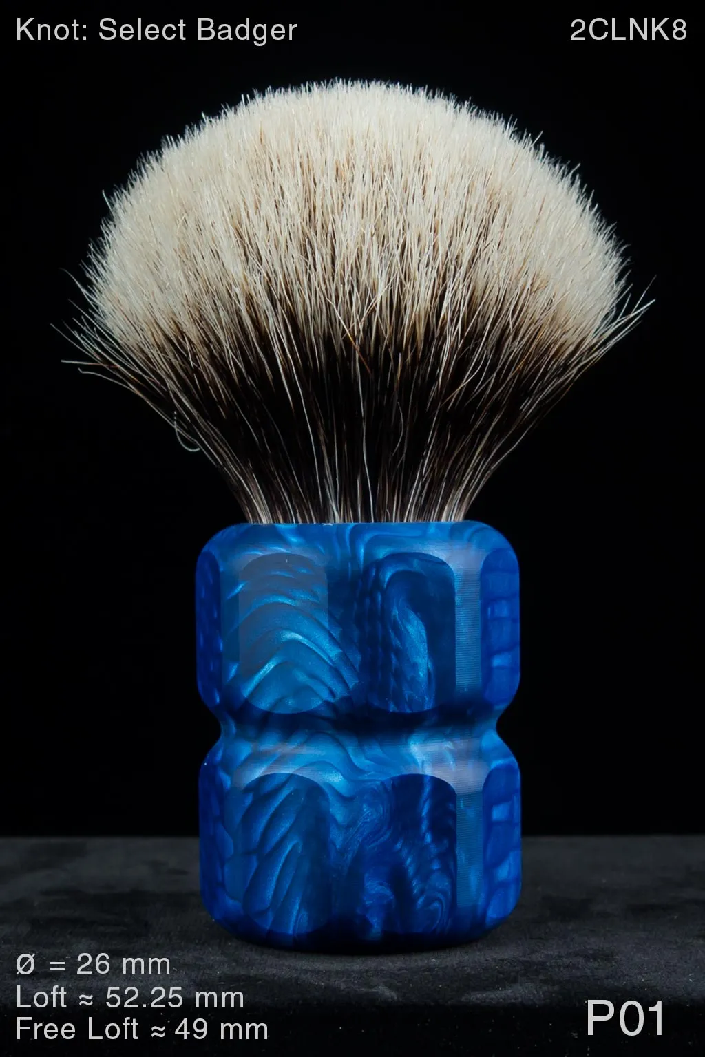 Prototype 26 mm Machine Finished Blue Juma