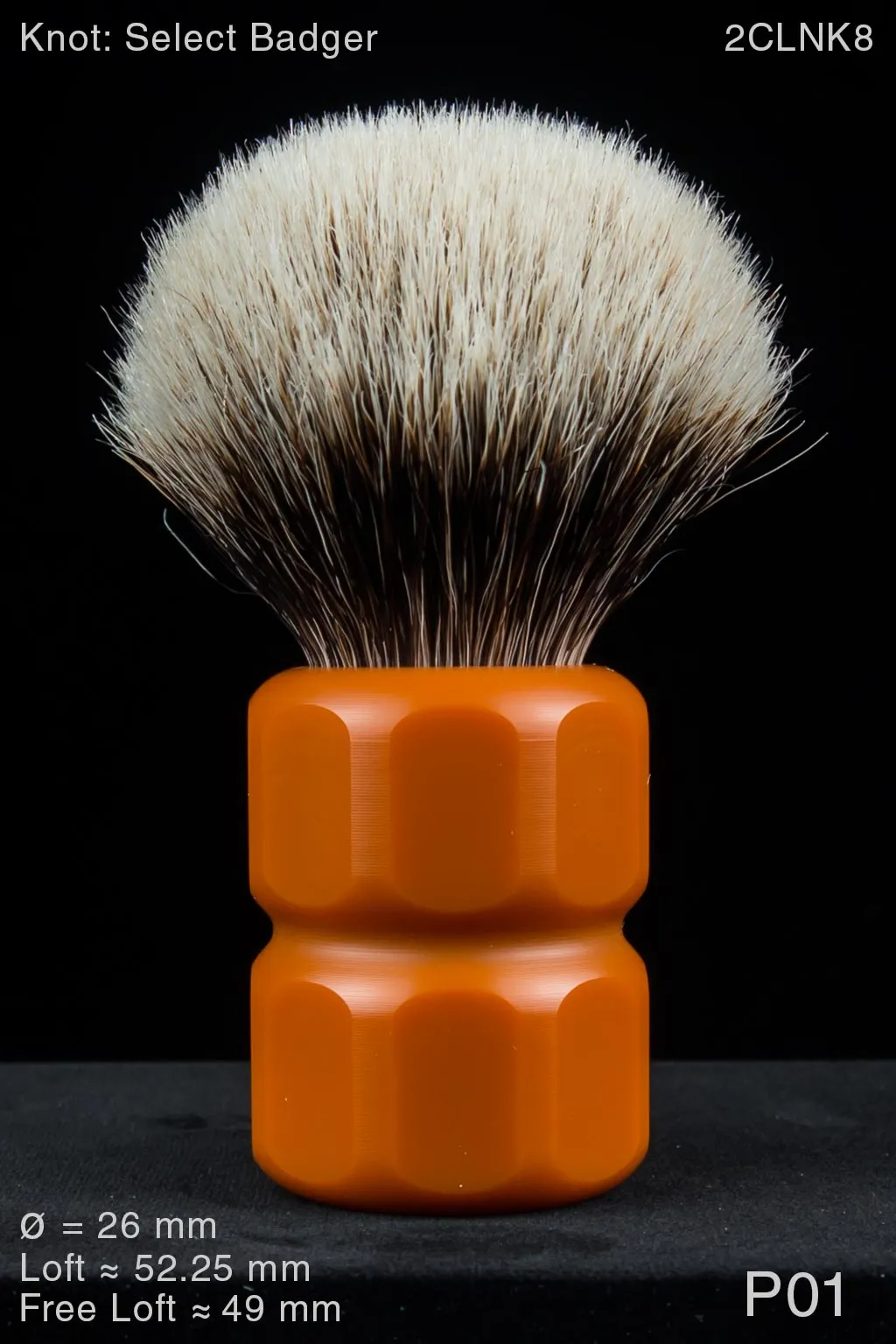 Prototype 26 mm Machine Finished Butterscotch