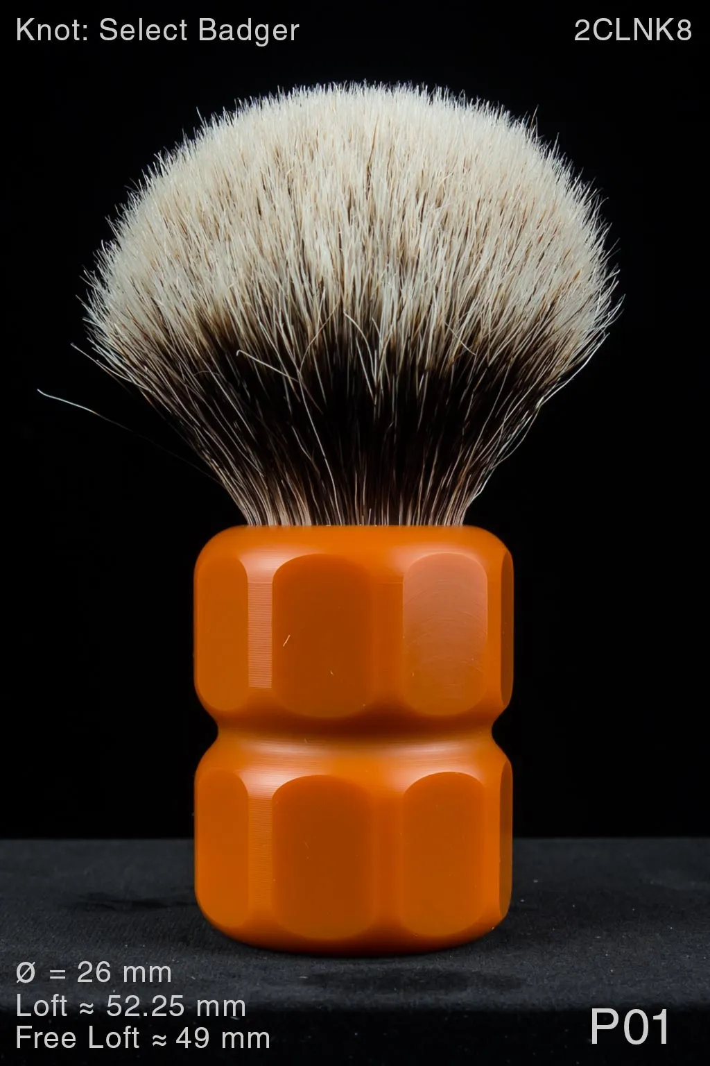 Prototype 26 mm Machine Finished Butterscotch