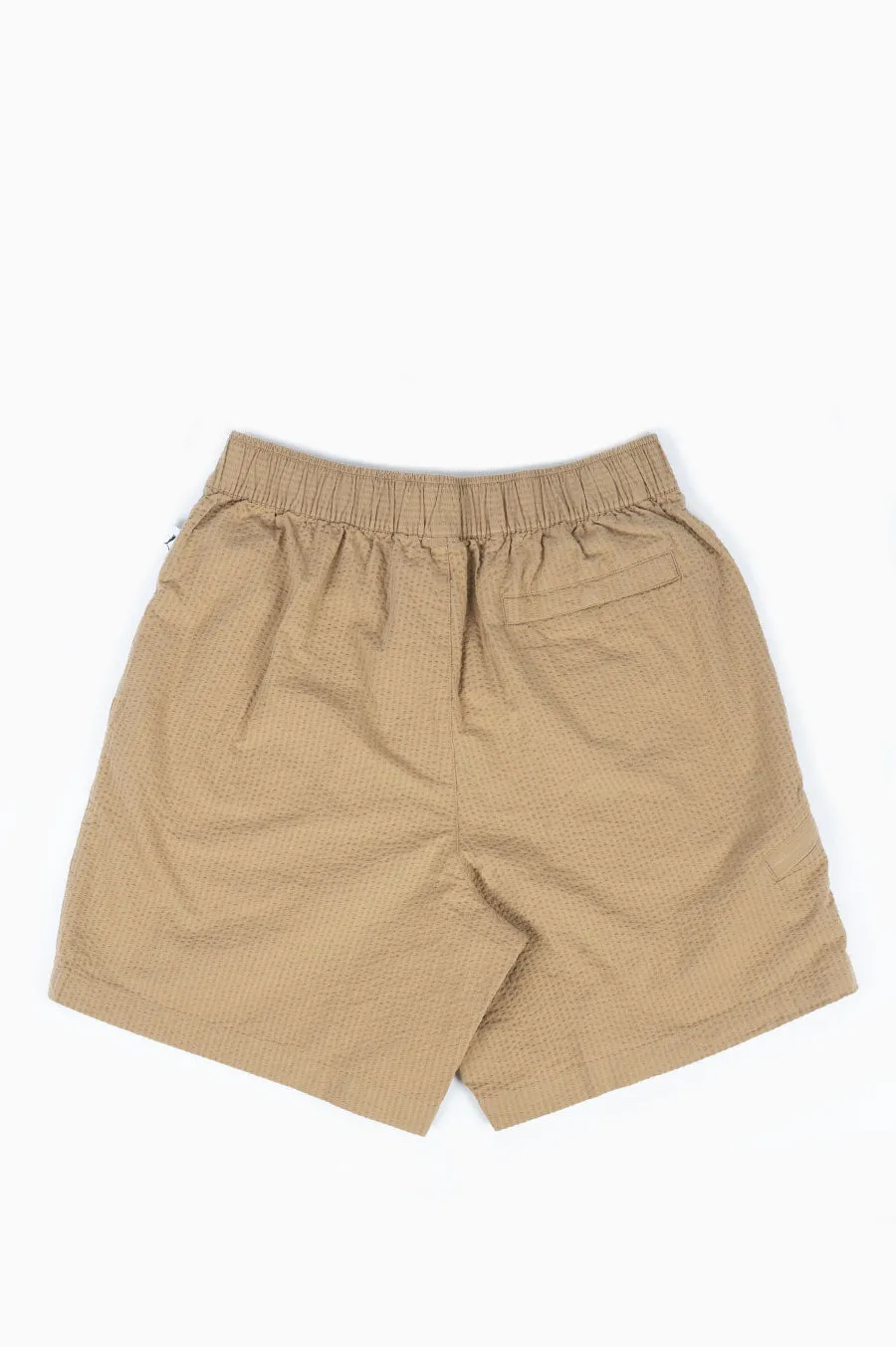 PUMA MMQ SEERSUCKER SHORTS TIGERS EYE