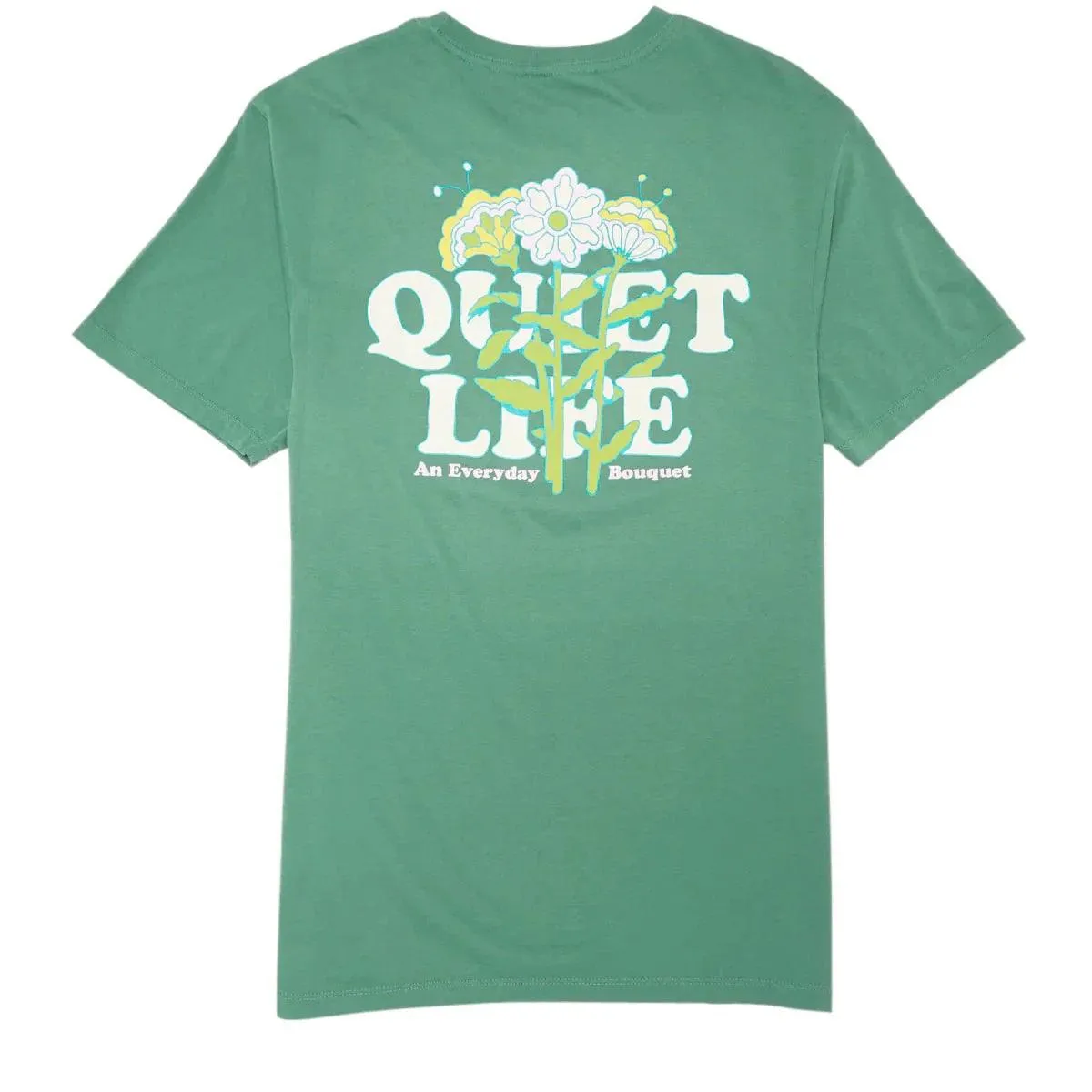 QUIET LIFE Everyday Bouquet Tee Hunter Green
