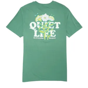 QUIET LIFE Everyday Bouquet Tee Hunter Green