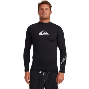 QUIKSILVER MENS ALL TIME LS RASH TOP