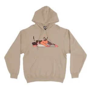 "2" Basic Hoodie White/Beige