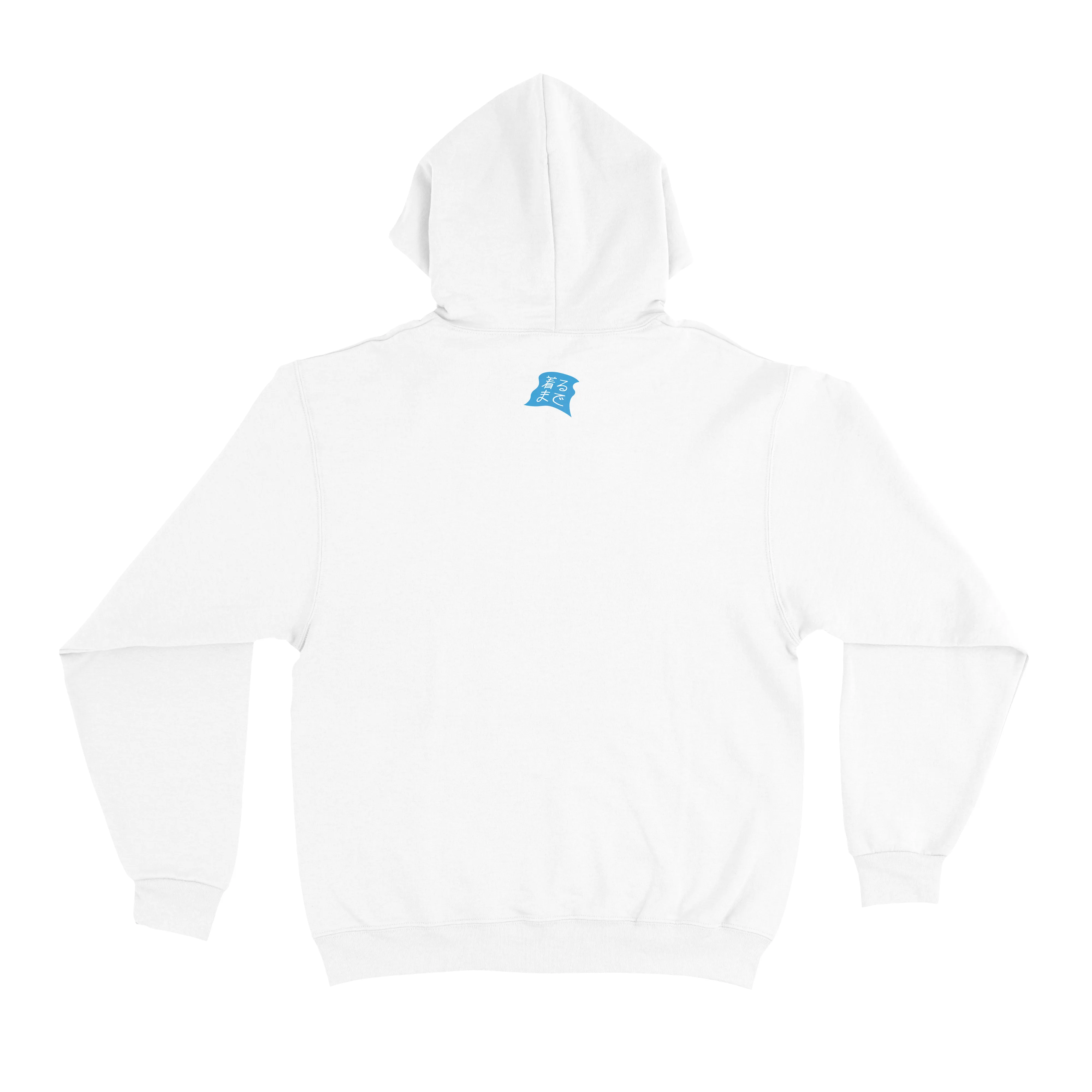 "Aka   Mask" Basic Hoodie White