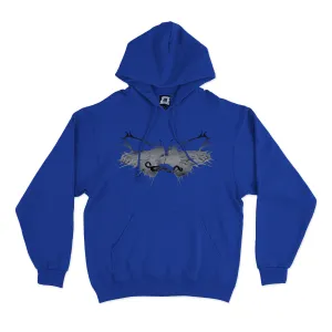 "Alumina" Basic Hoodie Cobalt Blue