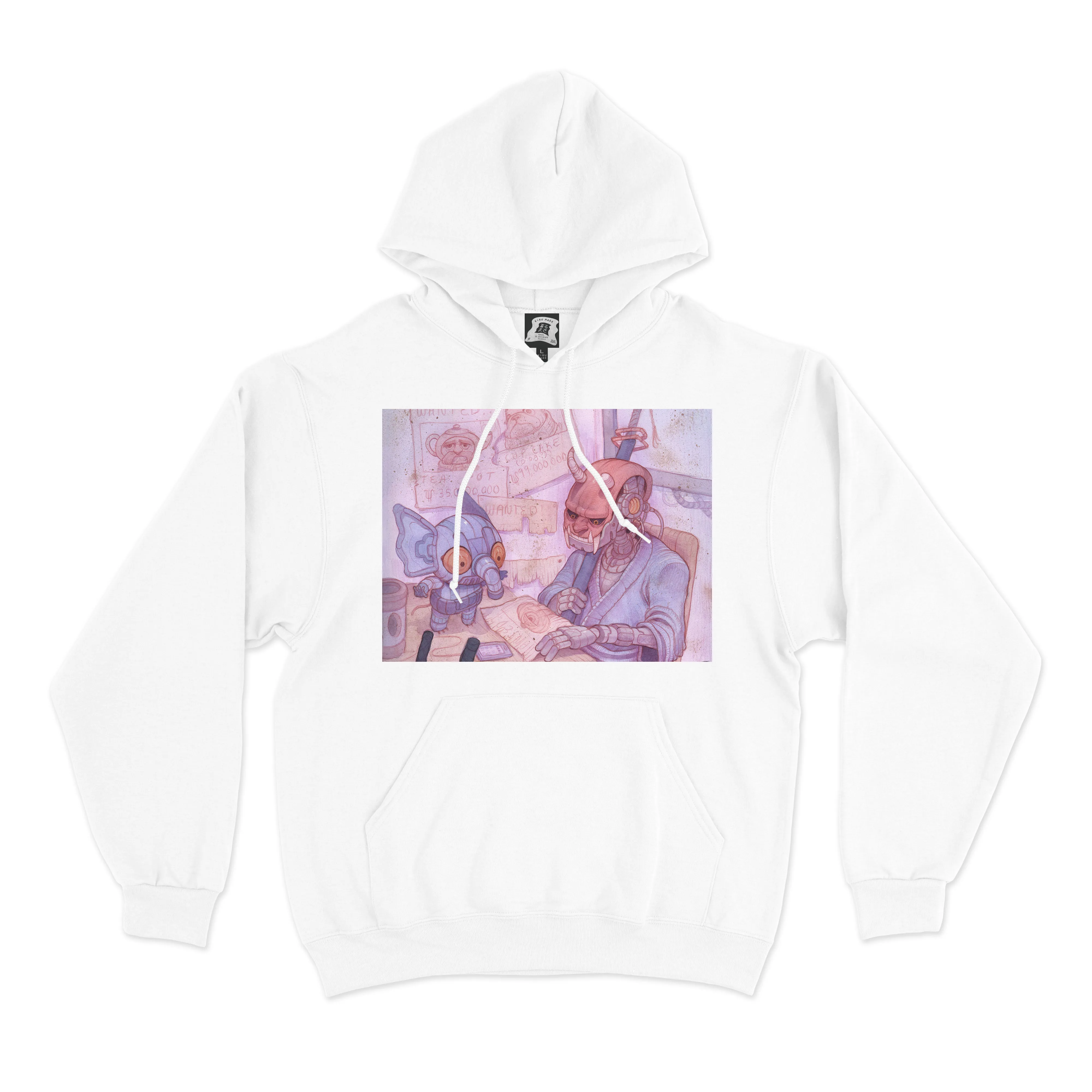 "Bounty Hunters" Basic Hoodie White