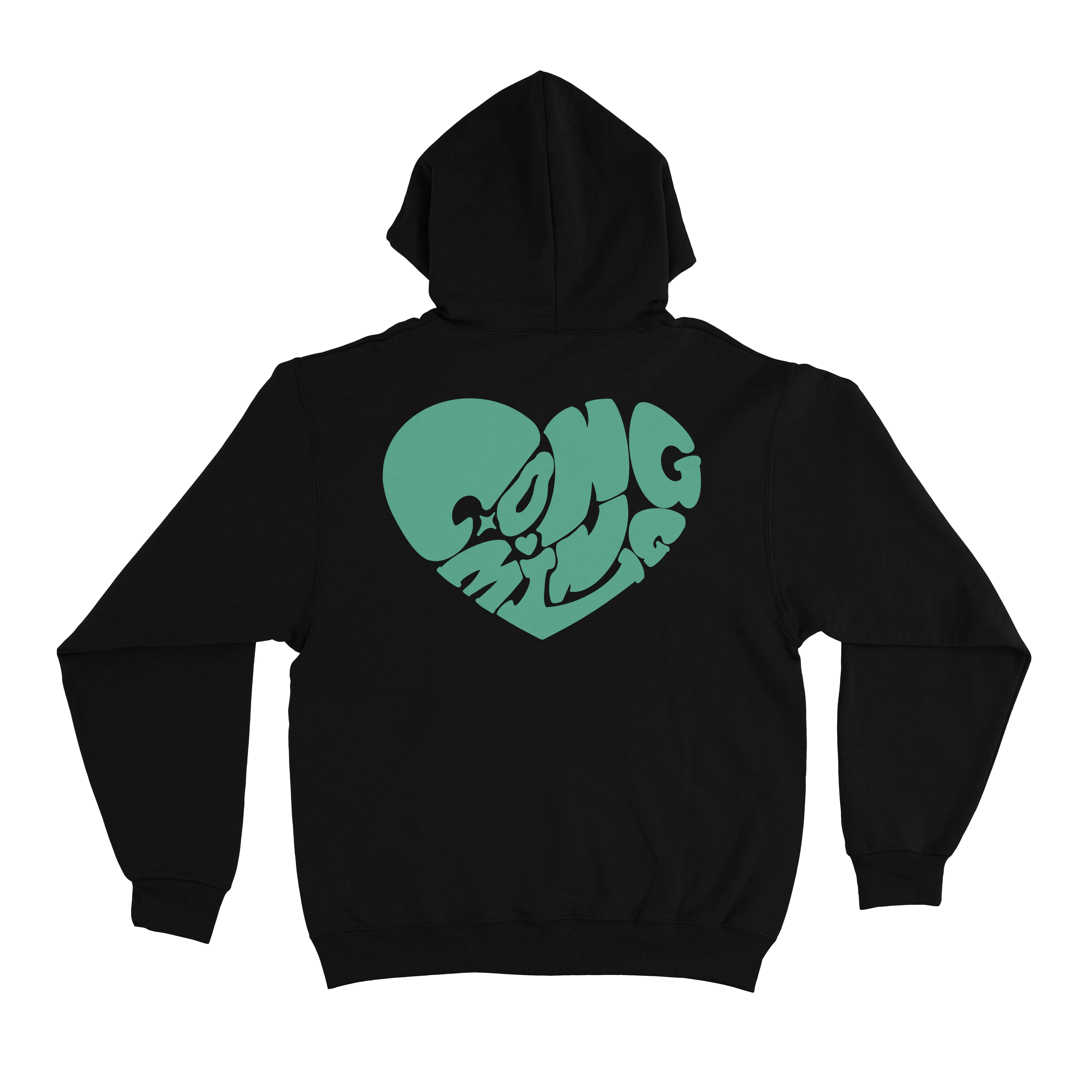 "Congming1" Basic Hoodie Black/White