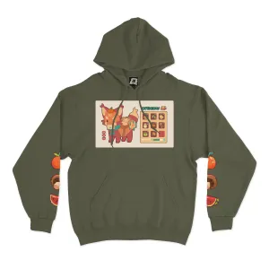 "Delivery" Fleece Hoodie Khaki