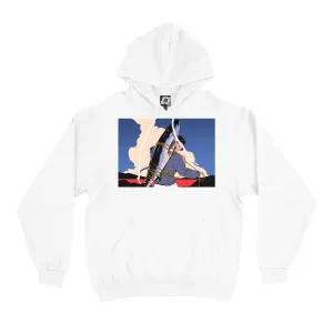 "Fish Girl" Basic Hoodie White