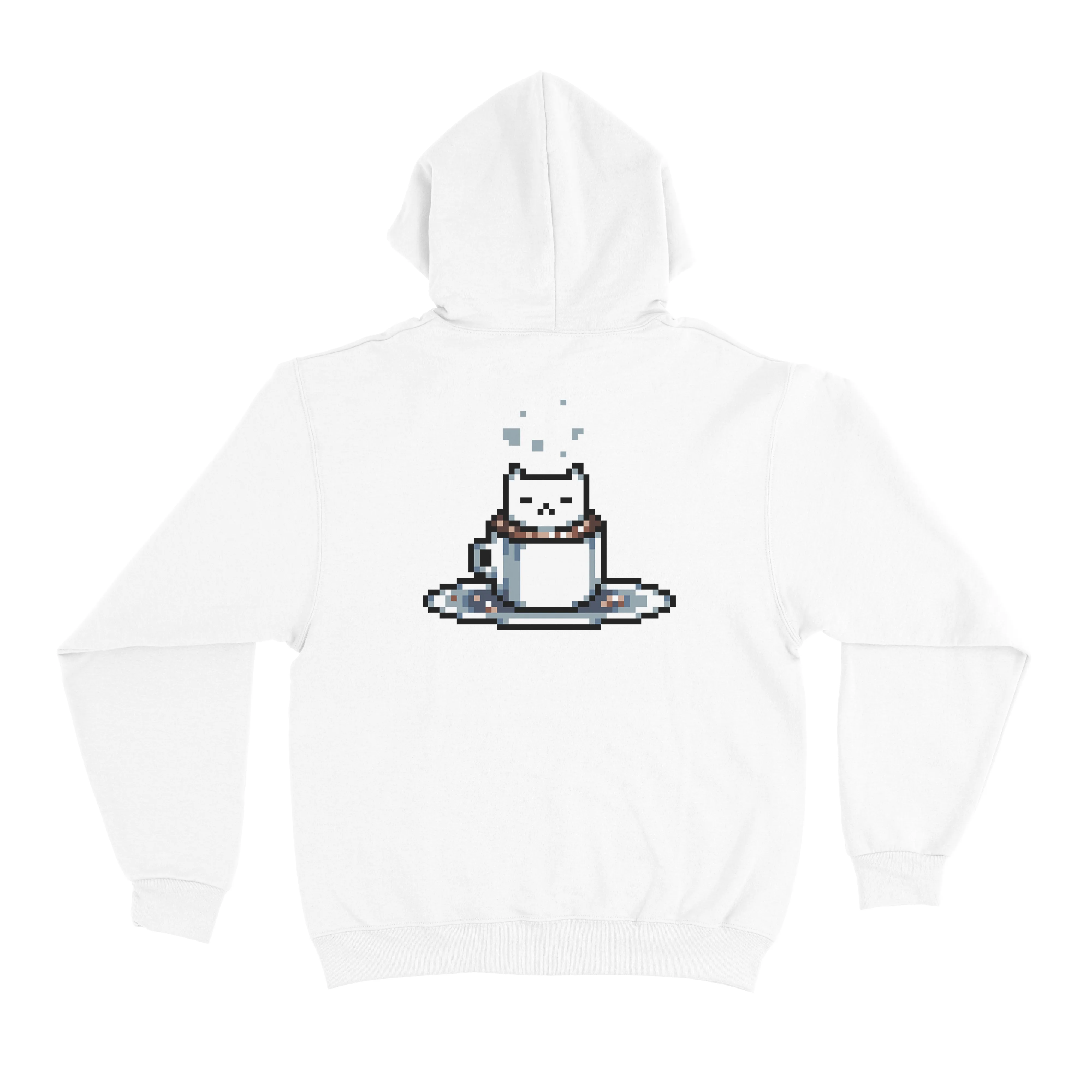 "Floating" Basic Hoodie White
