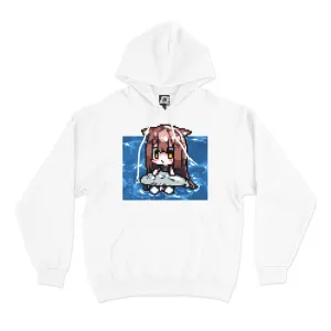 "Floating" Basic Hoodie White