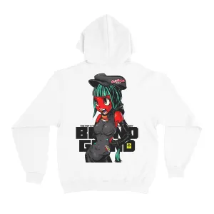"Garage Land" Basic Hoodie White
