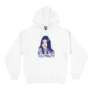 "Inevitability" Basic Hoodie Black/White