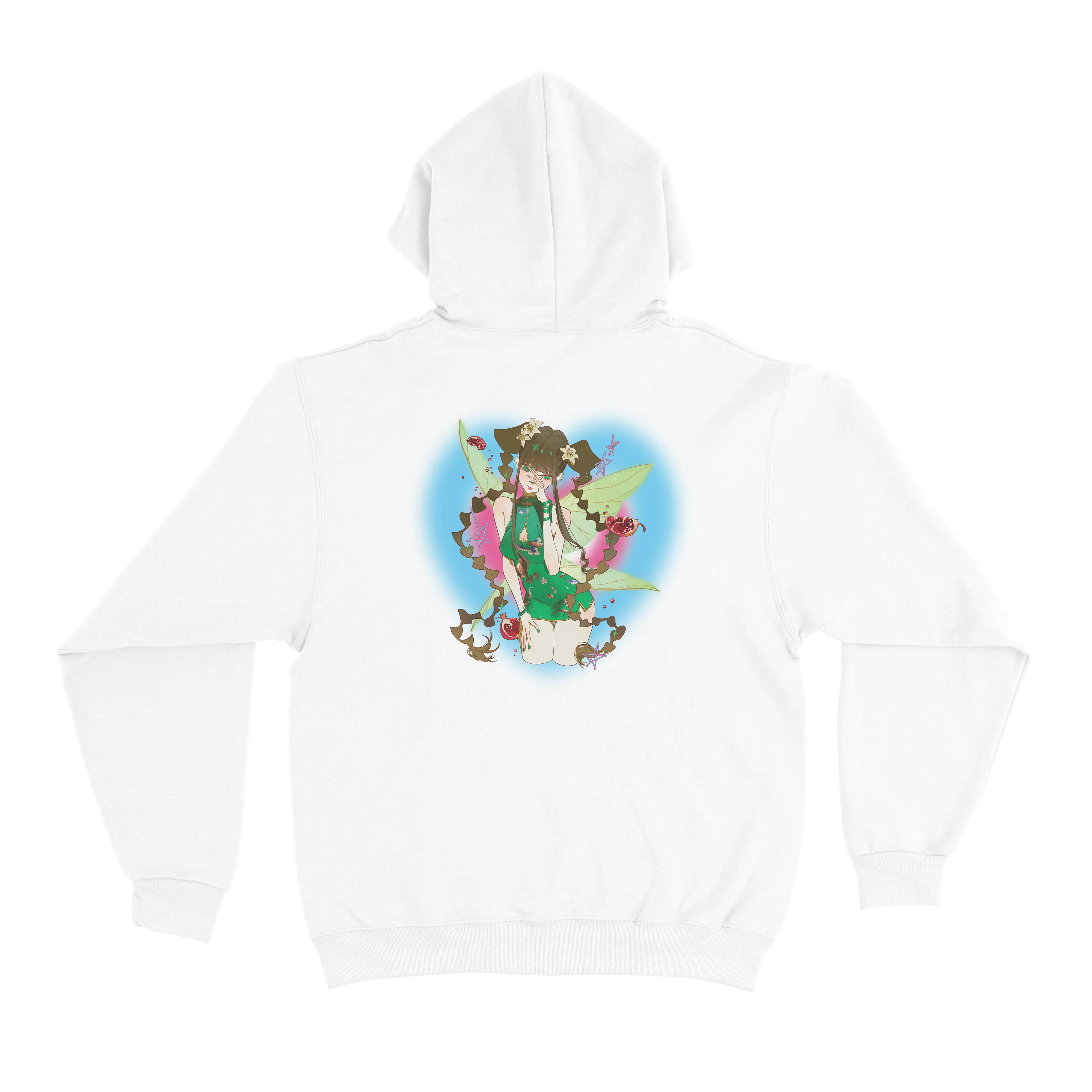 "Miss Tinker Bell" Basic Hoodie White