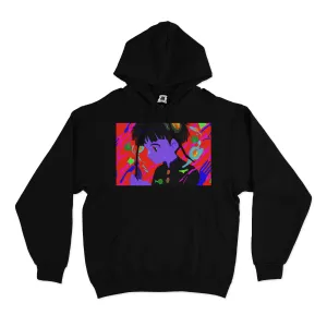 "Mob, Mob!" Basic Hoodie Black