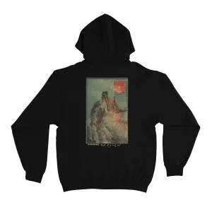 "Null Symbol" Basic Hoodie Black