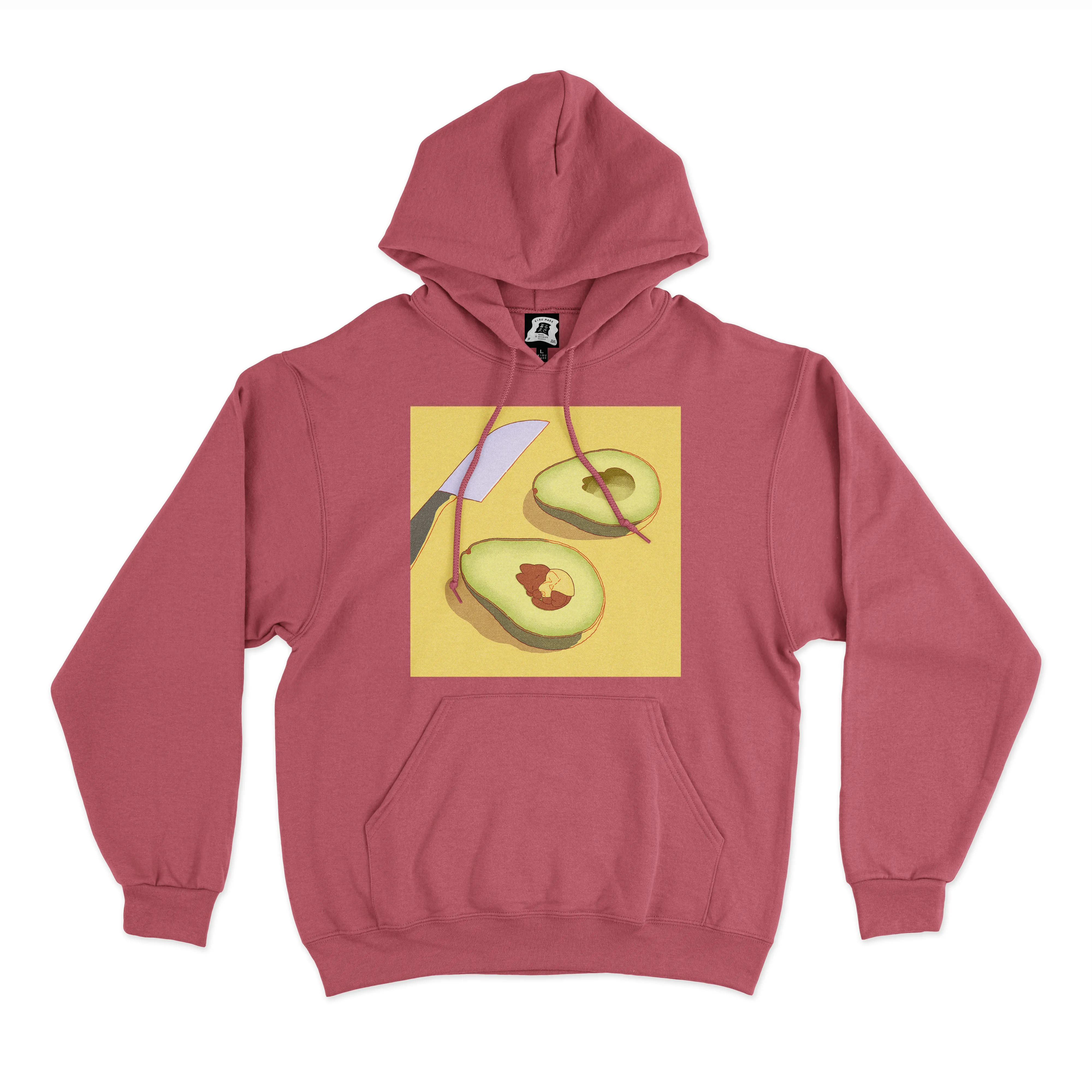 "Surprise" Basic Hoodie White/Pink
