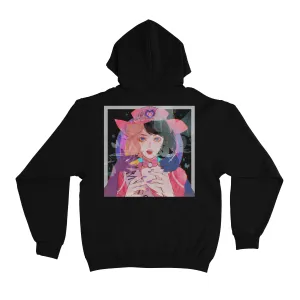 "Target" Basic Hoodie Black/White