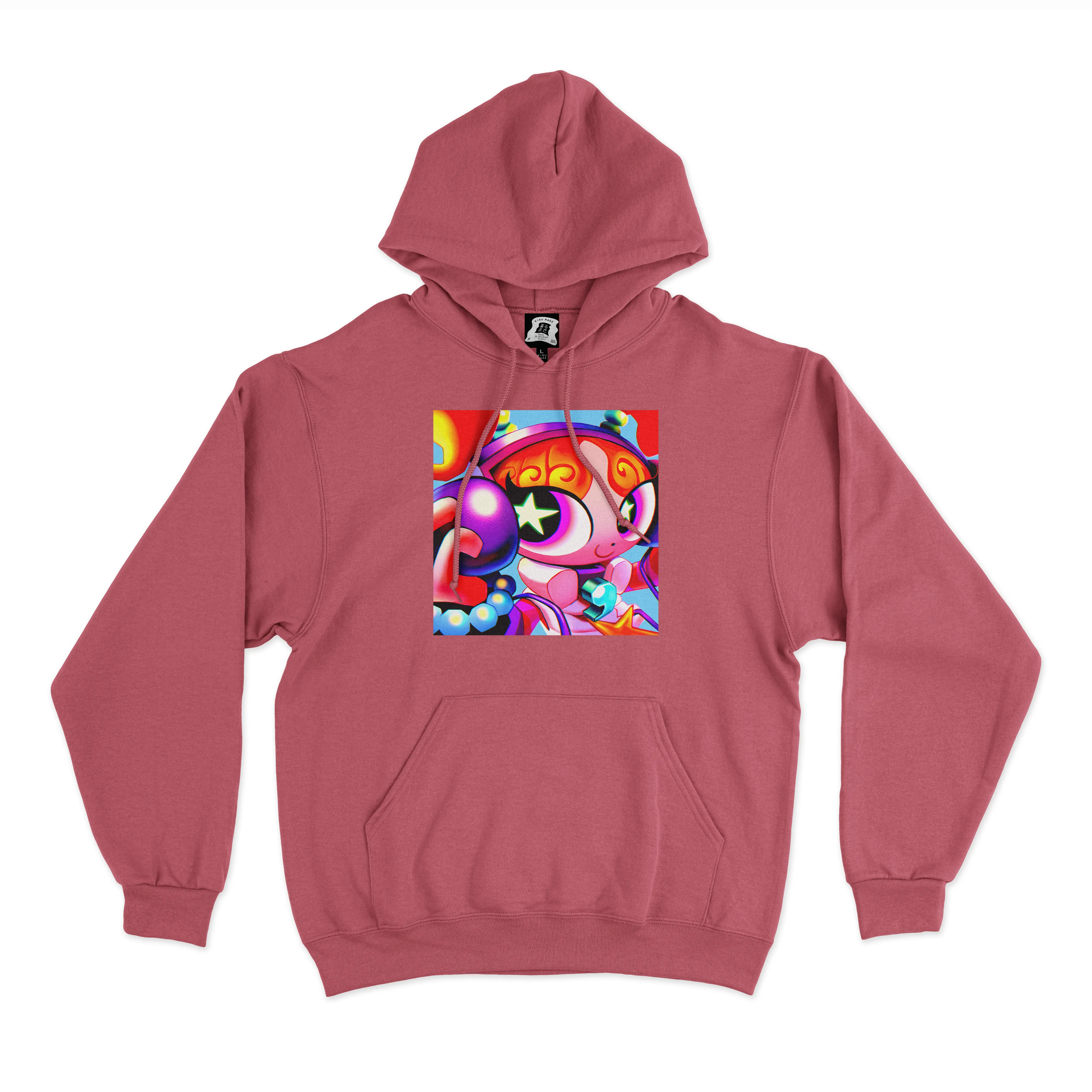 "The Transceivers CATS!" Basic Hoodie Black/White/Pink