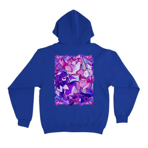"Tied" Basic Hoodie Cobalt Blue