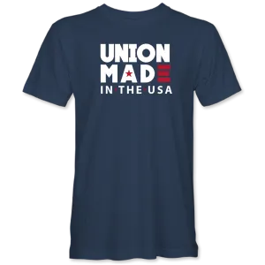 "Union Made in the USA" T-shirt (available in black and navy)
