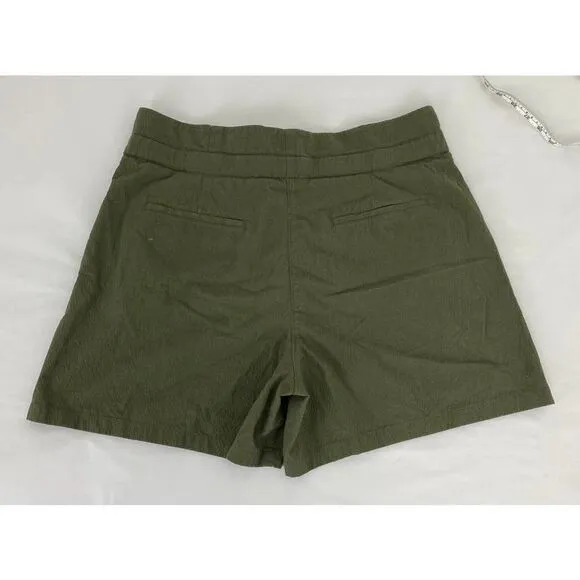 Rag &amp; Bone Camille Relaxed Fit Shorts Cotton Blend Relaxed - Size 10 (run large)