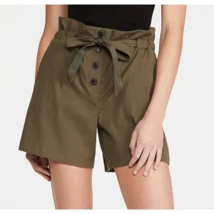 Rag &amp; Bone Camille Relaxed Fit Shorts Cotton Blend Relaxed - Size 10 (run large)
