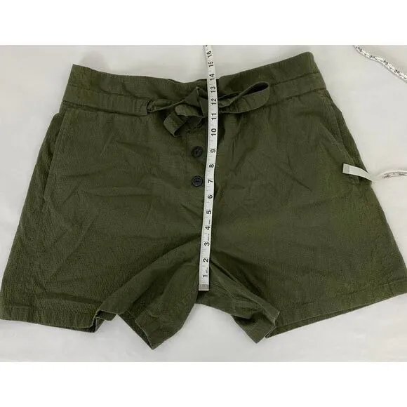 Rag &amp; Bone Camille Relaxed Fit Shorts Cotton Blend Relaxed - Size 10 (run large)