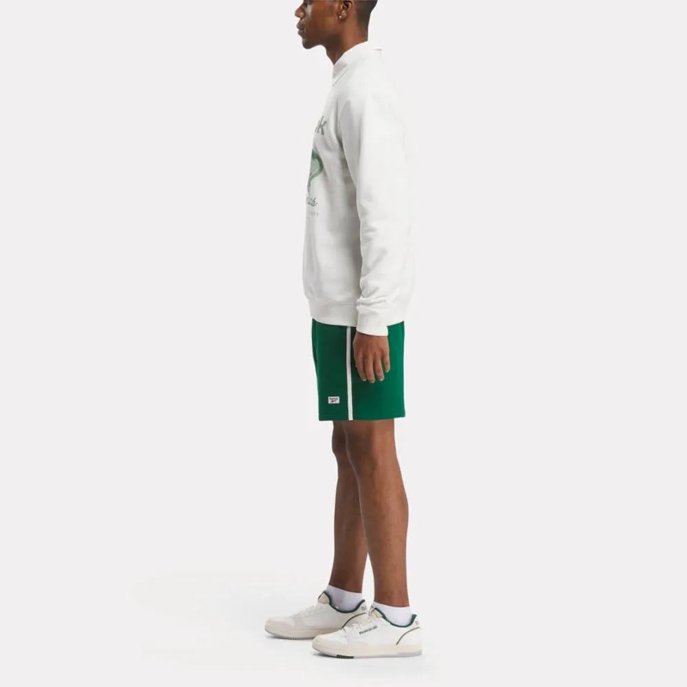 Reebok Apparel Men Court Sport Shorts DARK GREEN