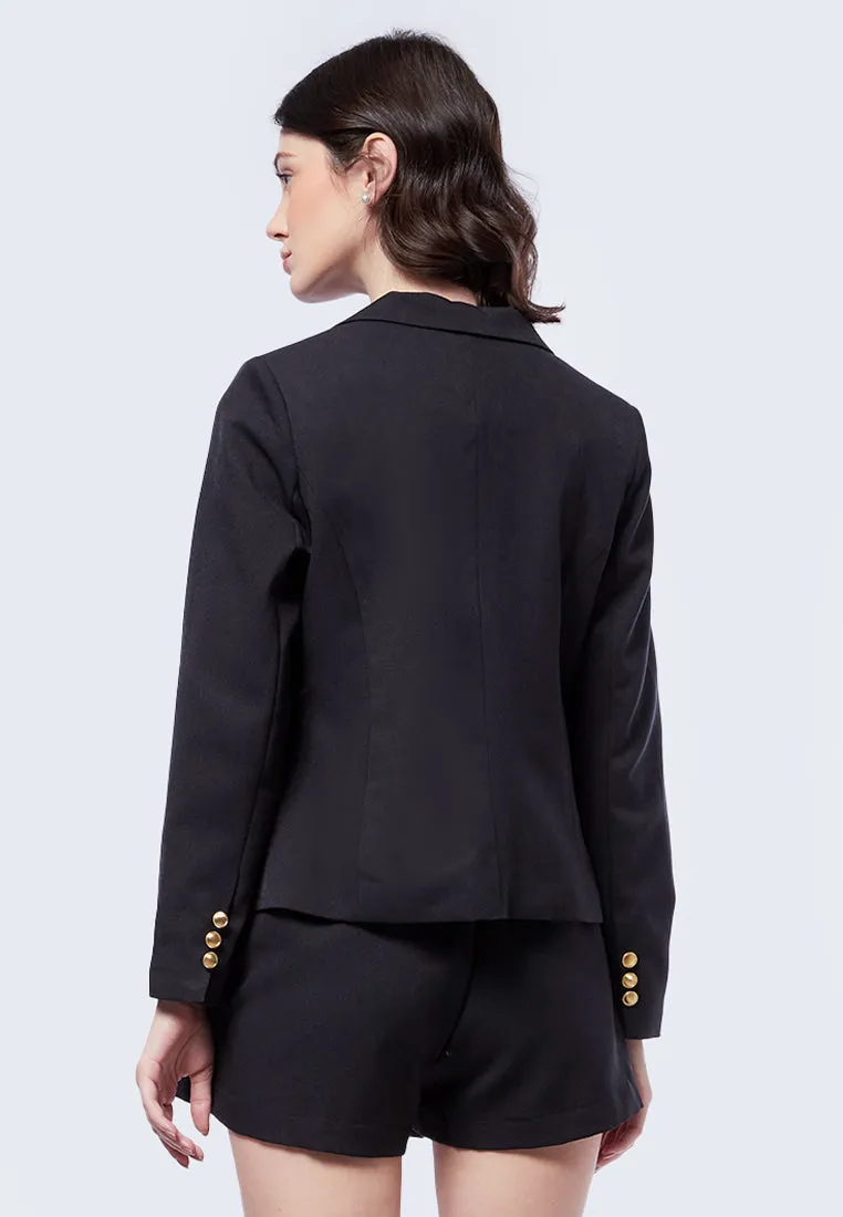 Regular Fit Double Pocket Blazer