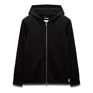 Reigning Champ Men's Knit Midweight Terry Slim Zip Hoodie Black RC-3990-BLK