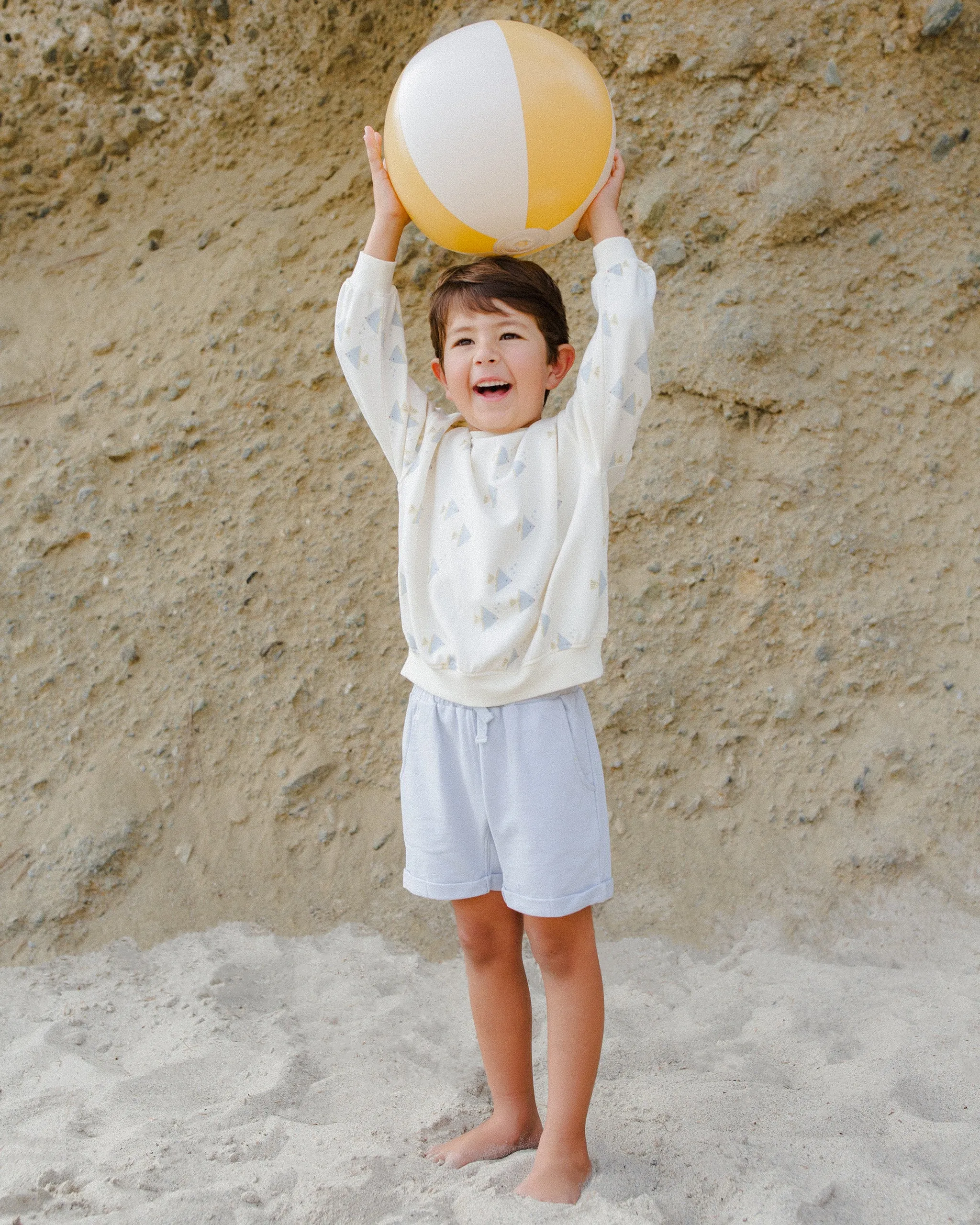 Relaxed Light Blue Shorts
