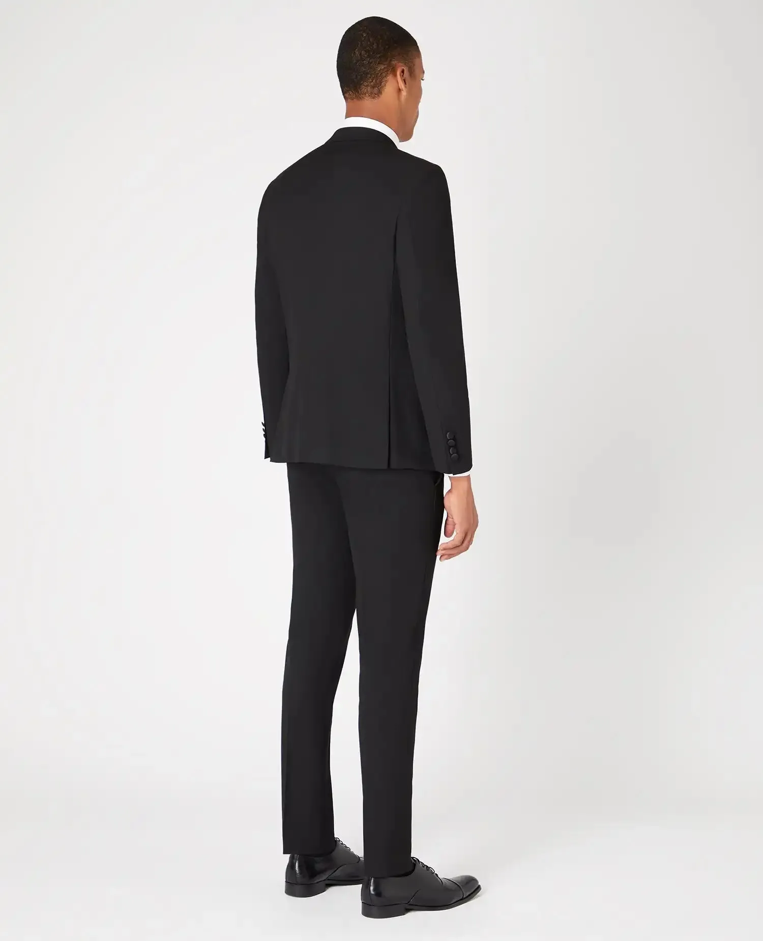 Remus Uomo Men's Tuxedo Jacket Tapered Fit Paco 12163/00 Black