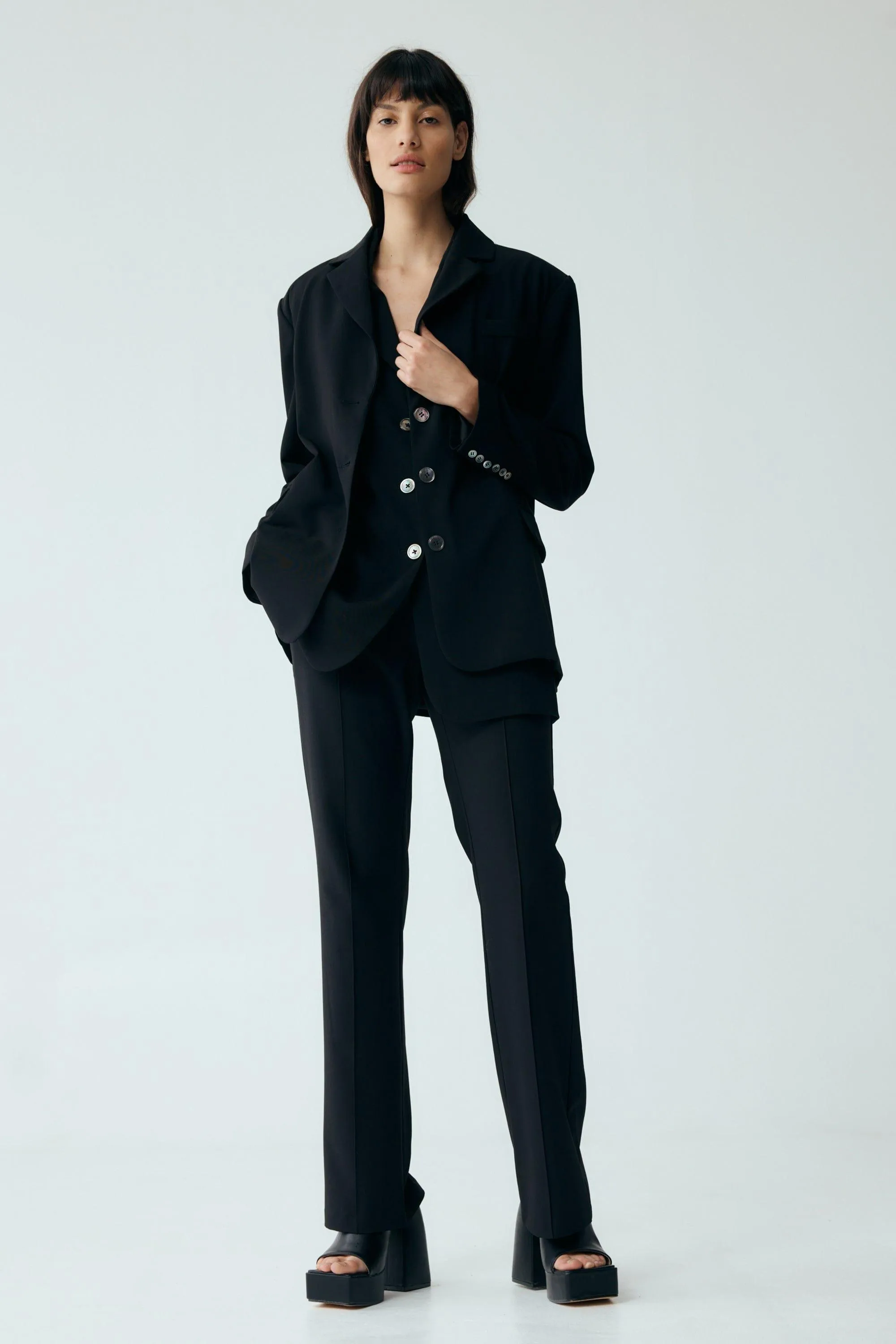 RESET TAILORED BLAZER | BLACK