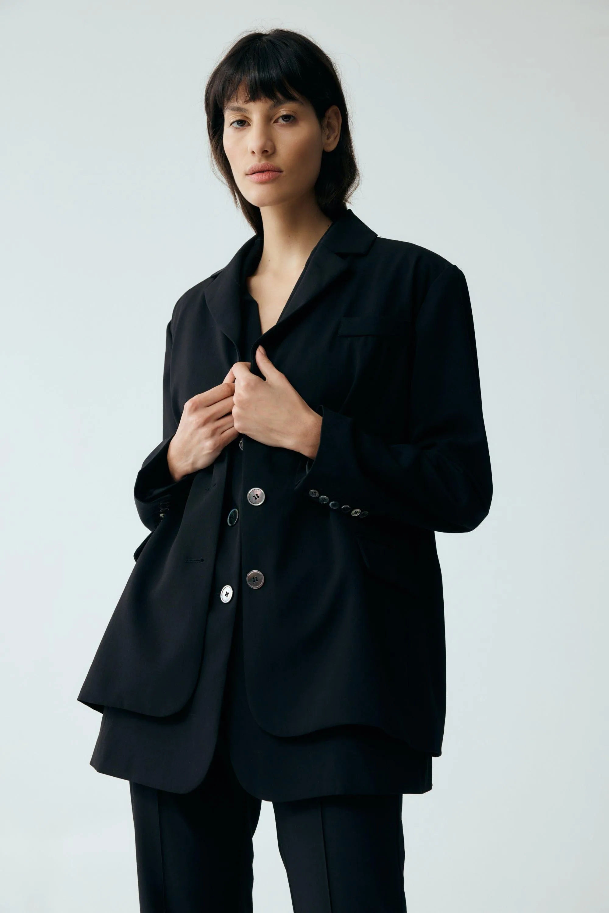 RESET TAILORED BLAZER | BLACK