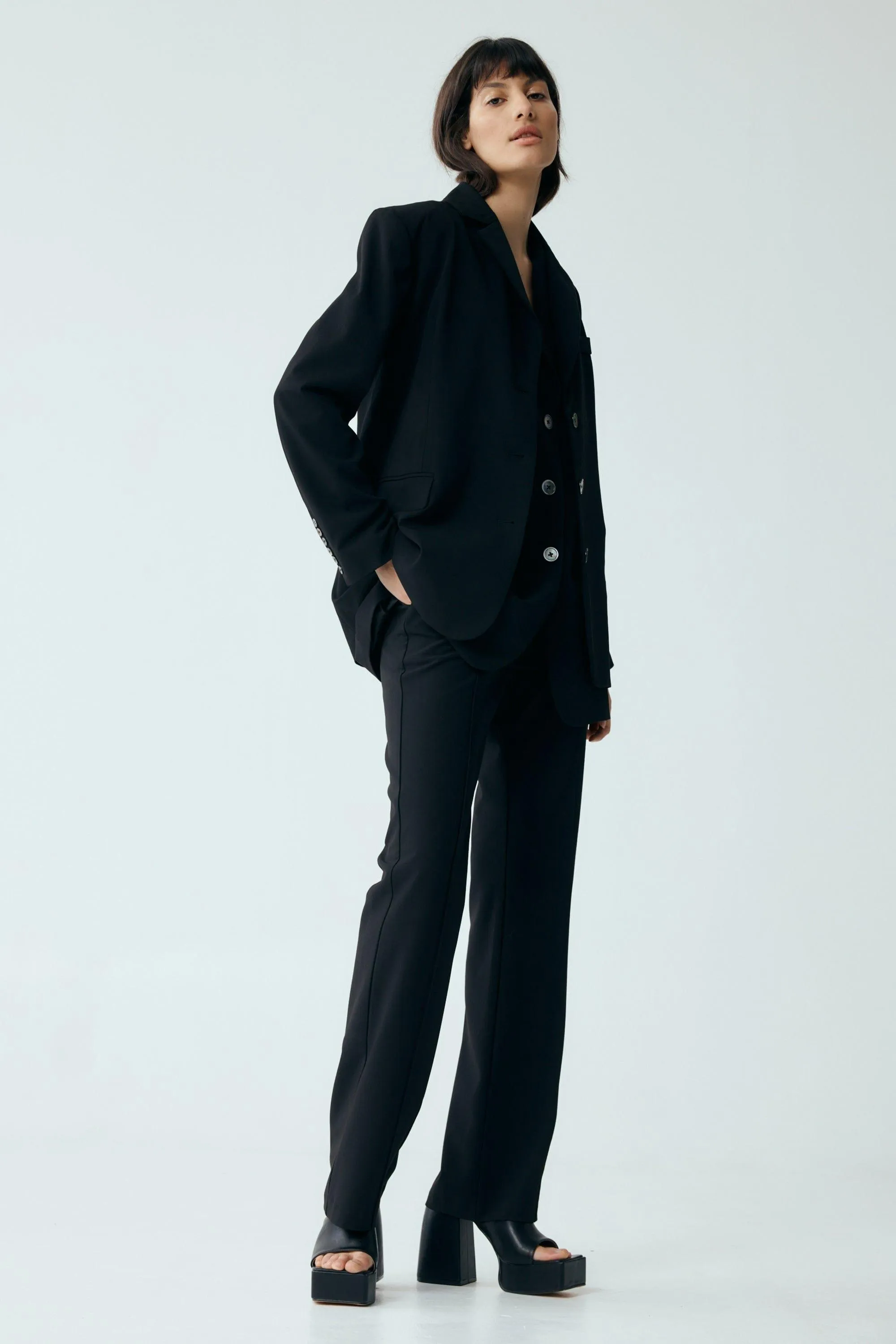 RESET TAILORED BLAZER | BLACK