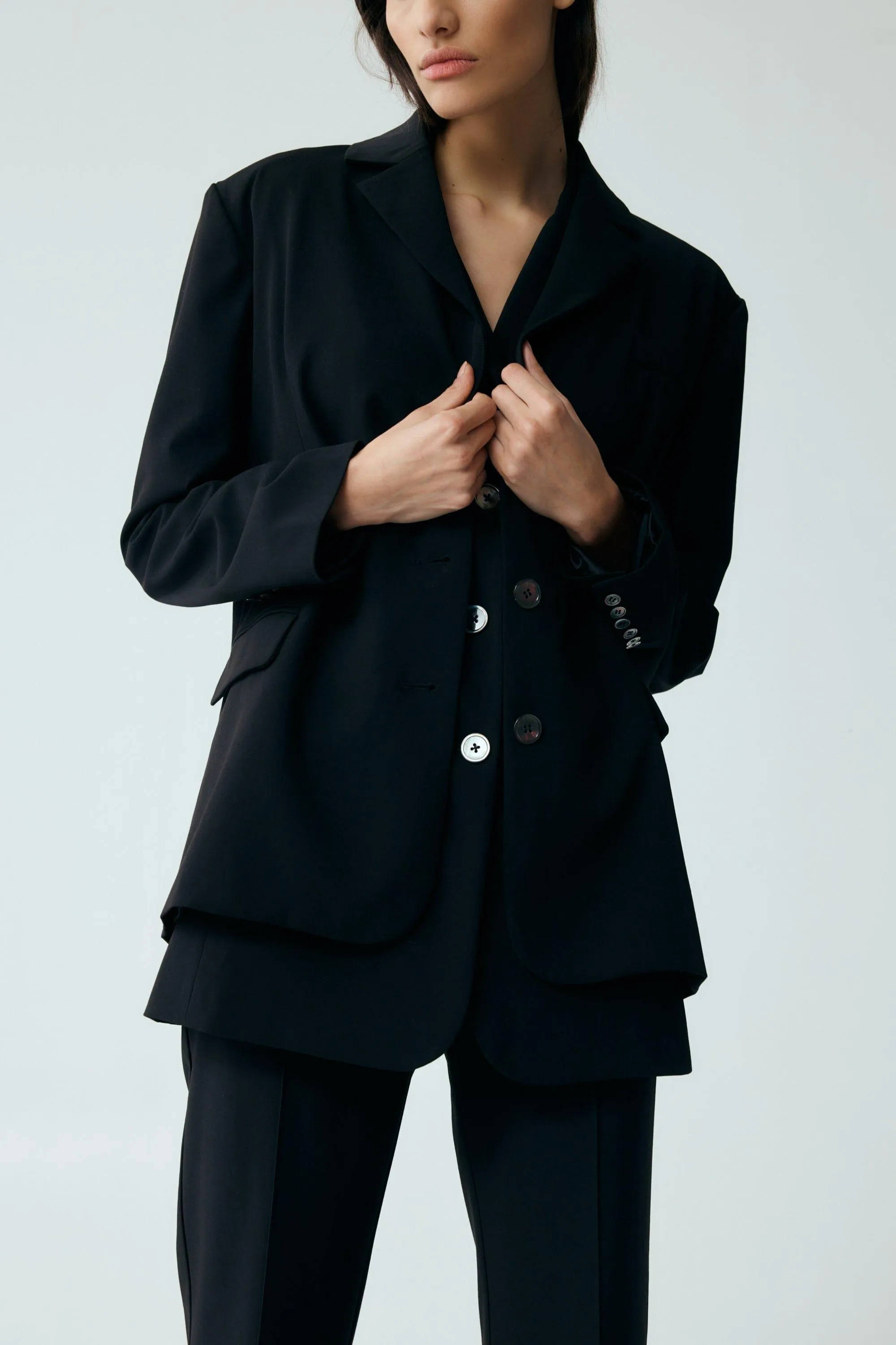 RESET TAILORED BLAZER | BLACK