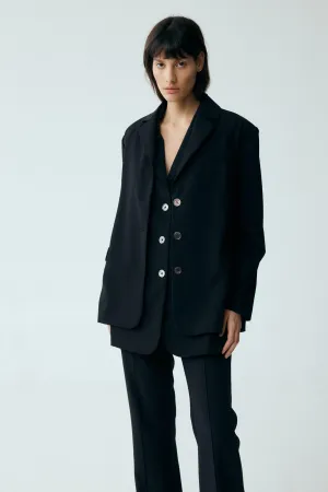 RESET TAILORED BLAZER | BLACK