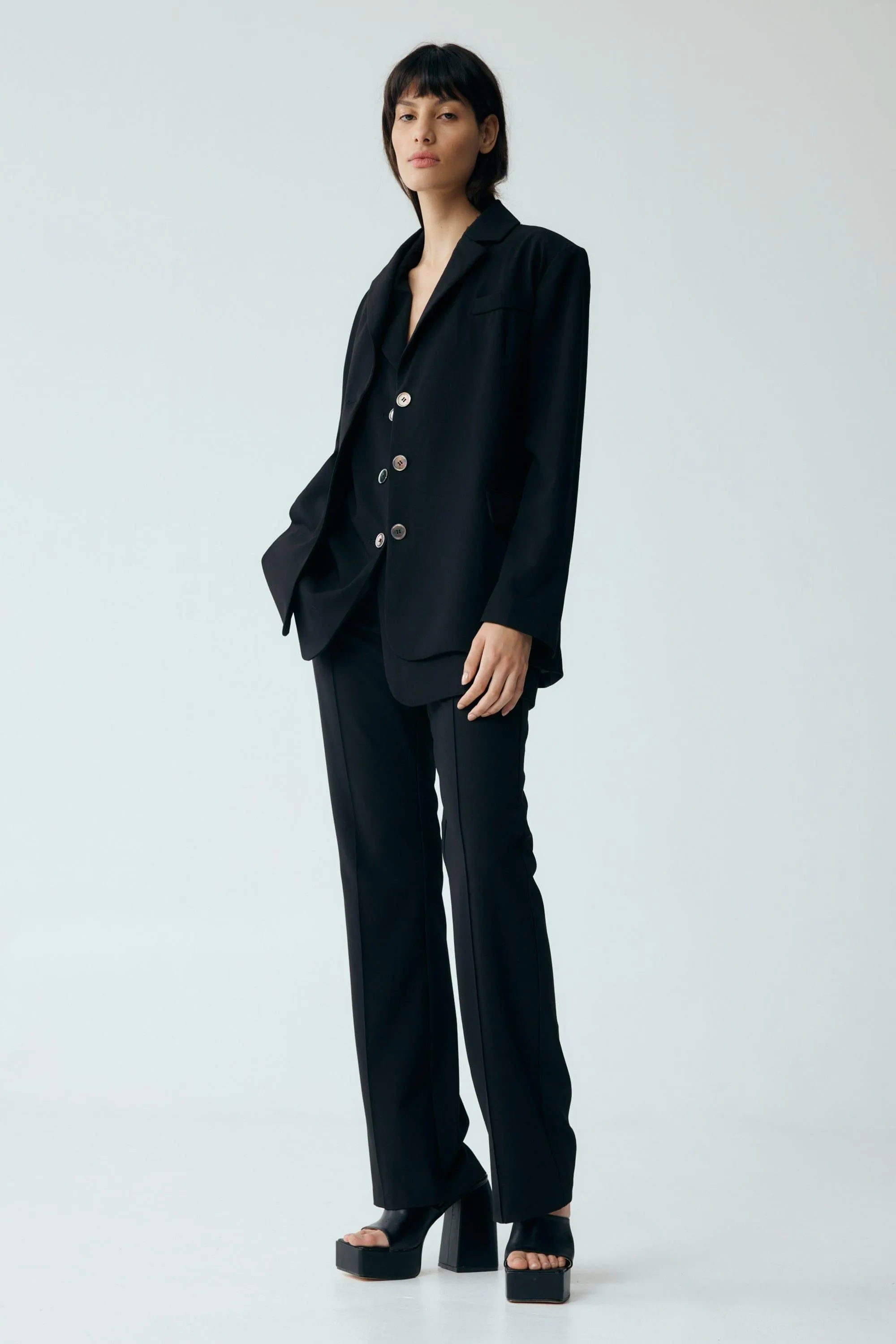 RESET TAILORED BLAZER | BLACK