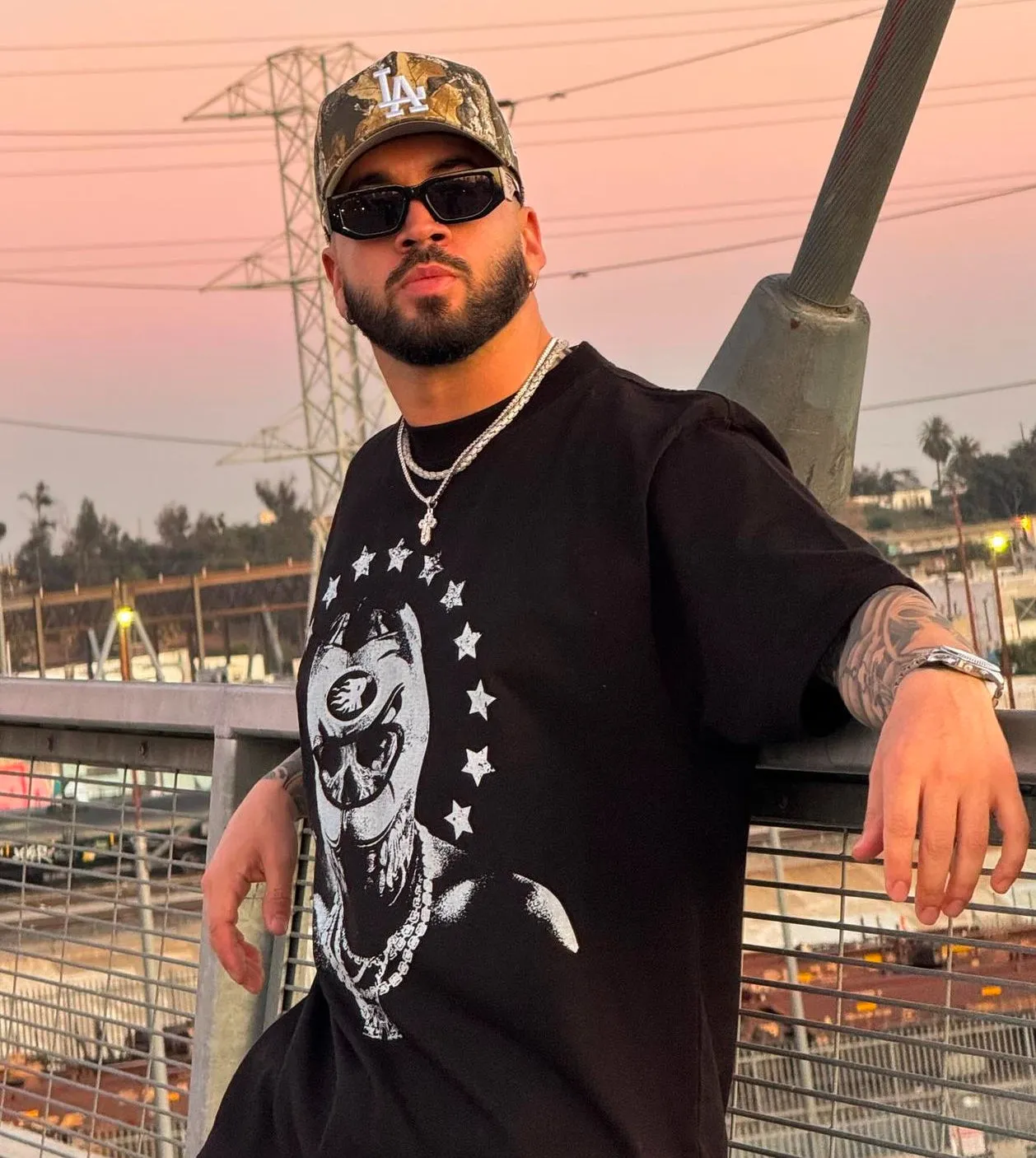 Resilient Masked Skull T