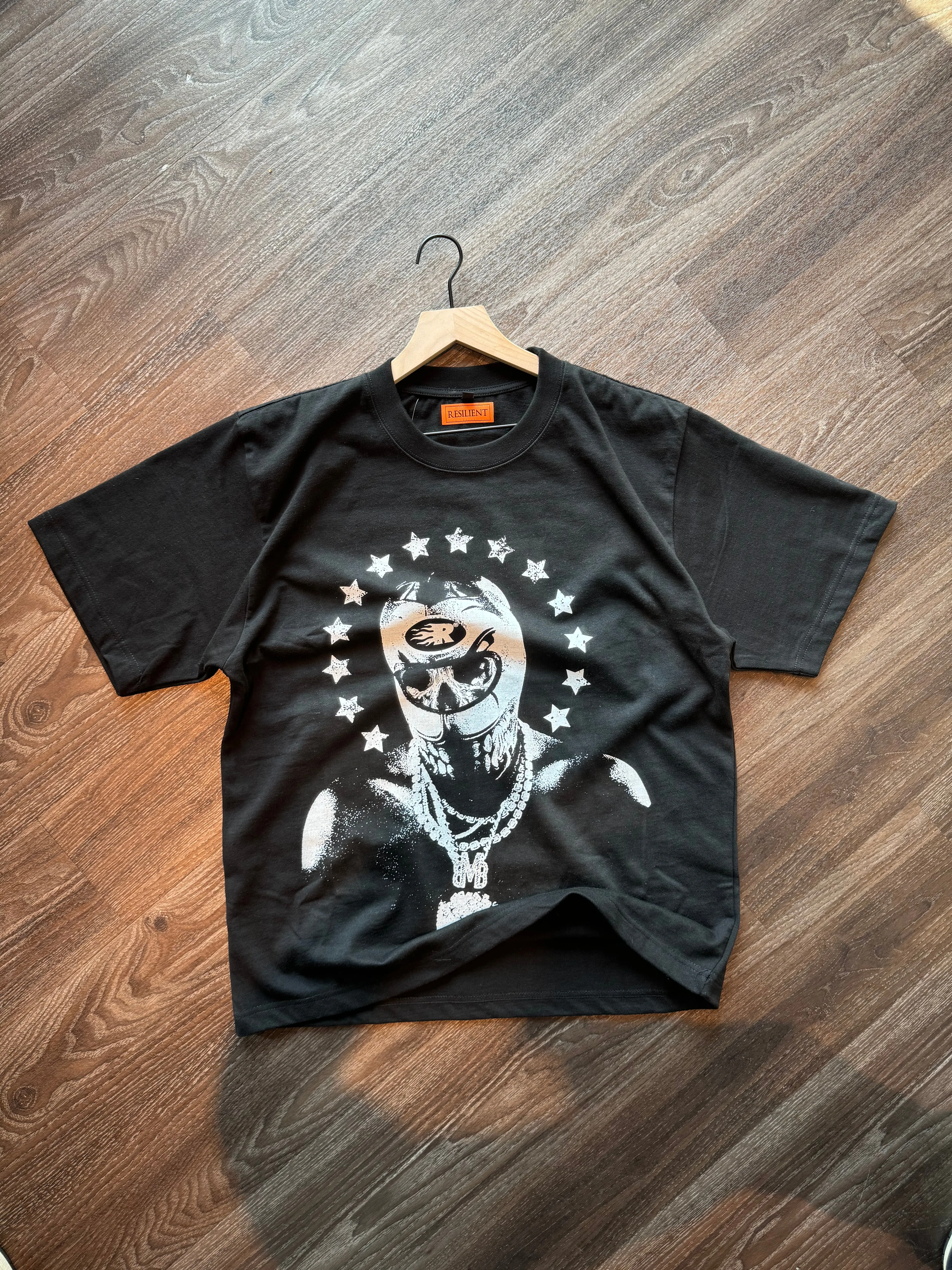 Resilient Masked Skull T