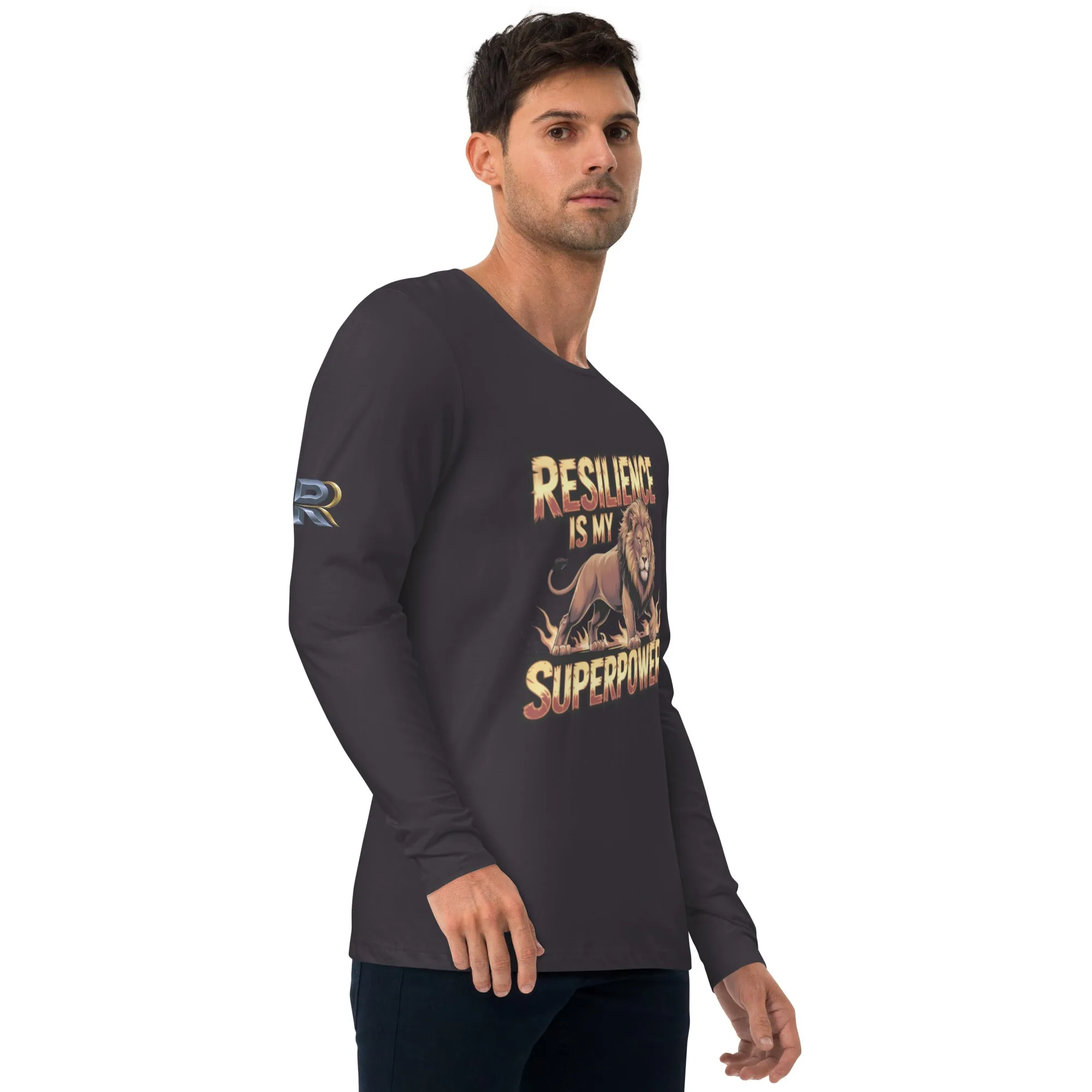 Resilient Roar Long Sleeve Fitted Crew