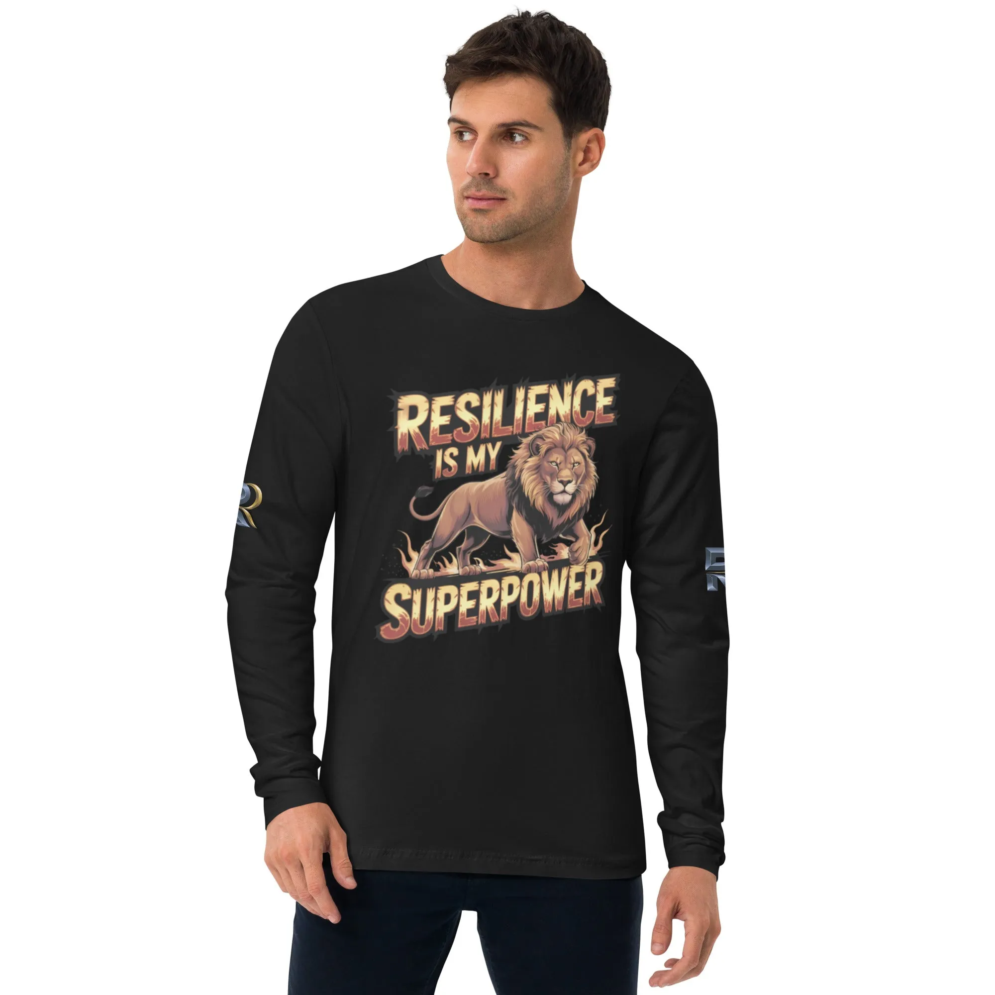 Resilient Roar Long Sleeve Fitted Crew