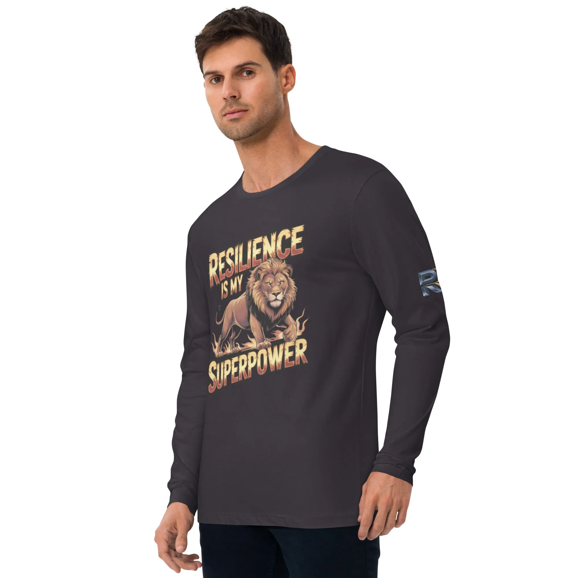 Resilient Roar Long Sleeve Fitted Crew