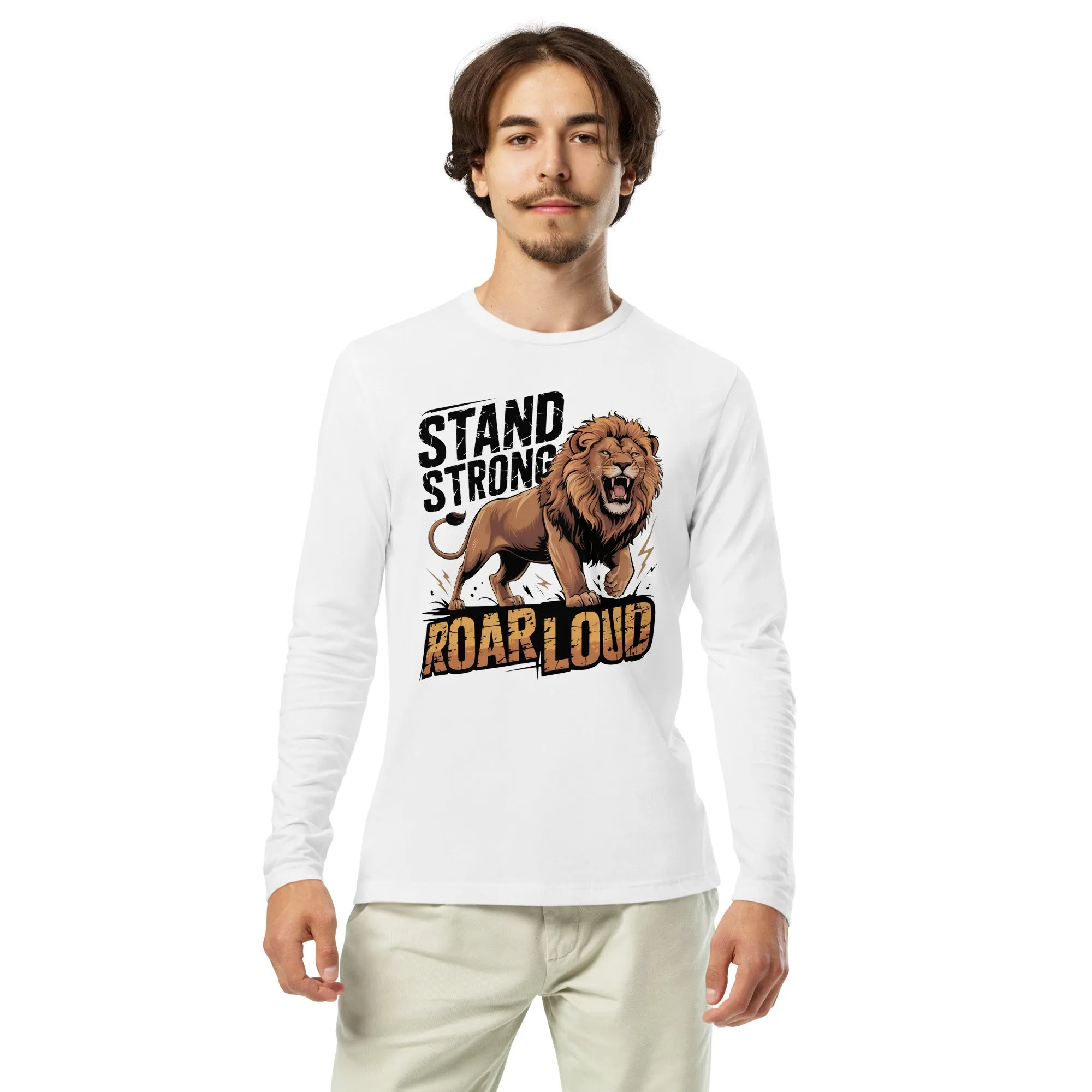 Resilient Roar Long Sleeve Fitted Crew