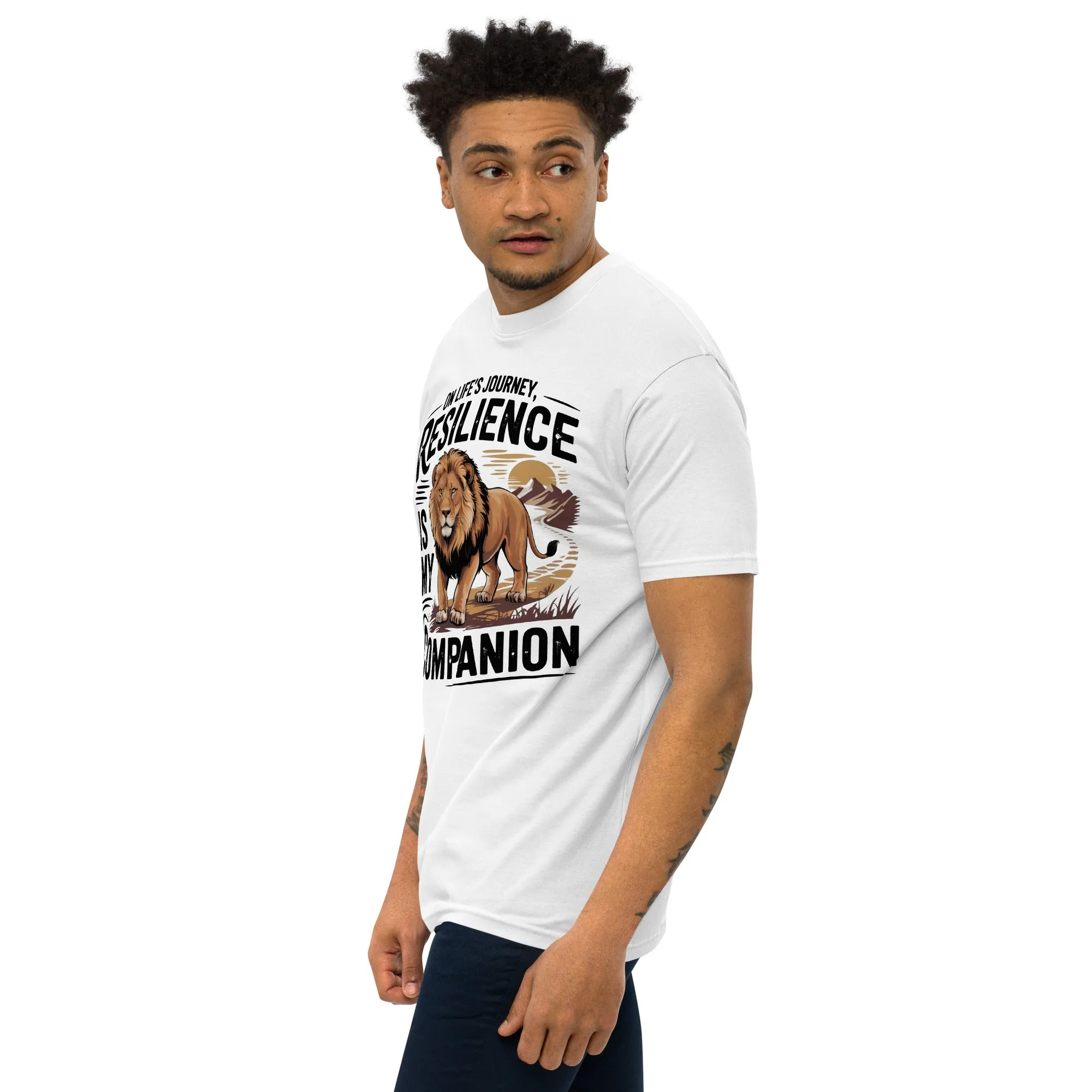 Resilient Roar Men’s premium heavyweight tee
