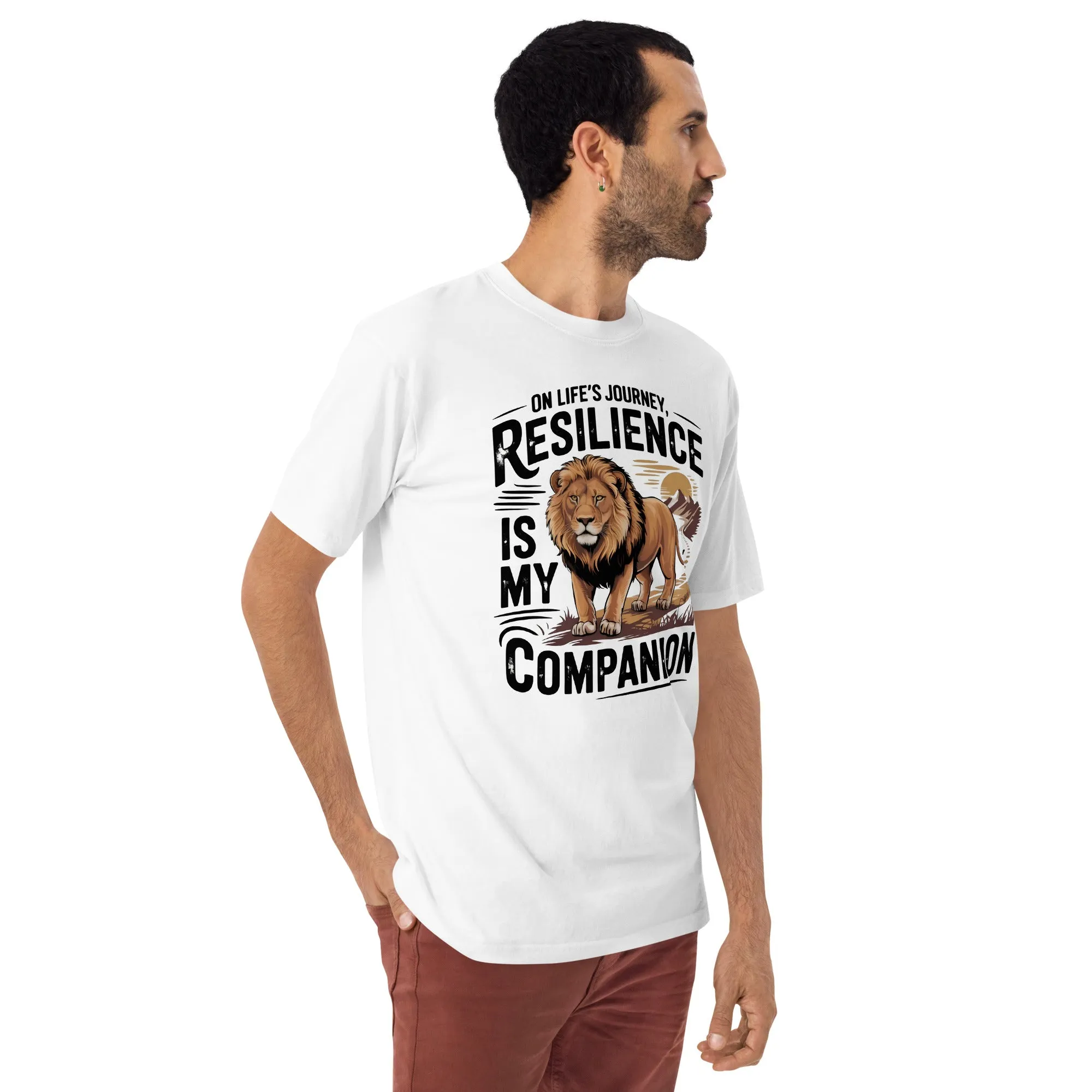 Resilient Roar Men’s premium heavyweight tee